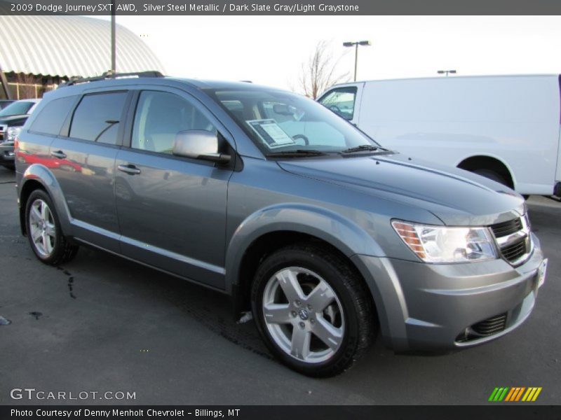Silver Steel Metallic / Dark Slate Gray/Light Graystone 2009 Dodge Journey SXT AWD