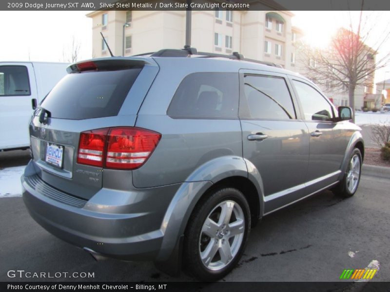 Silver Steel Metallic / Dark Slate Gray/Light Graystone 2009 Dodge Journey SXT AWD