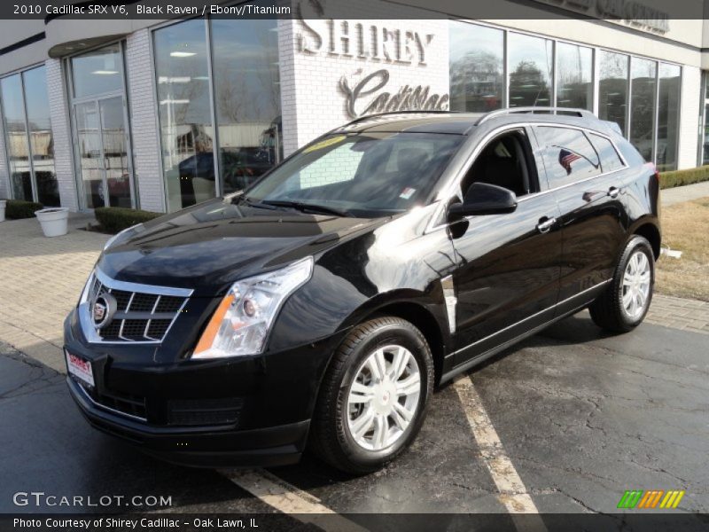 Black Raven / Ebony/Titanium 2010 Cadillac SRX V6