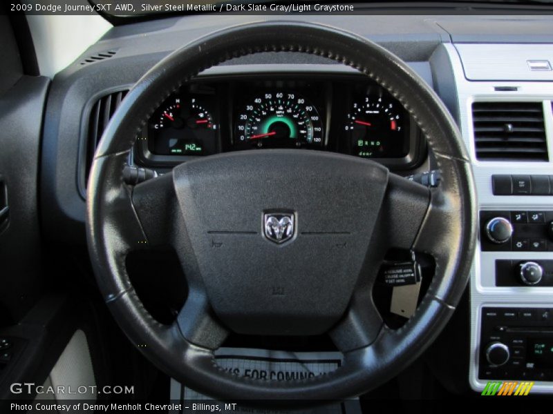 Silver Steel Metallic / Dark Slate Gray/Light Graystone 2009 Dodge Journey SXT AWD
