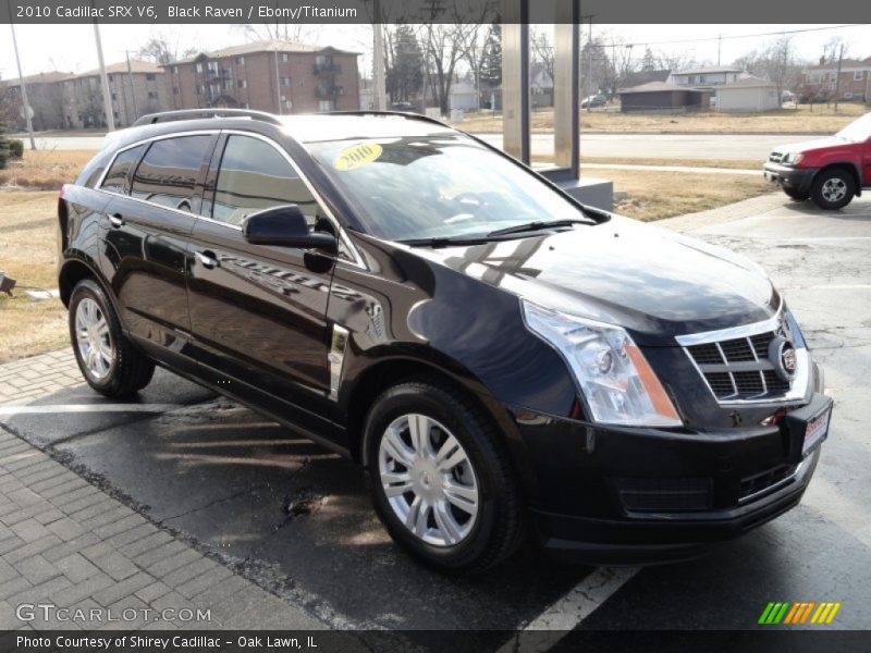 Black Raven / Ebony/Titanium 2010 Cadillac SRX V6