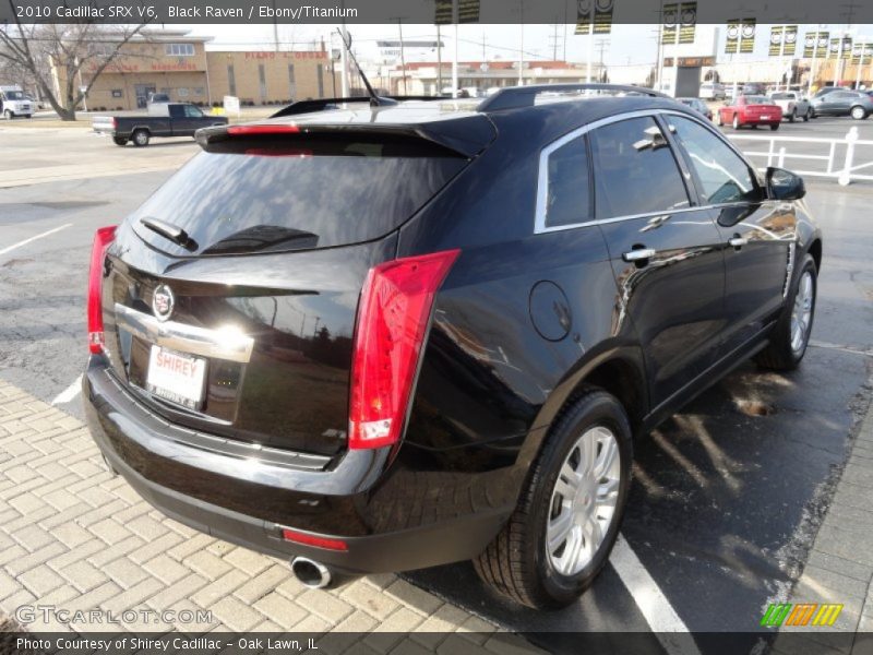 Black Raven / Ebony/Titanium 2010 Cadillac SRX V6