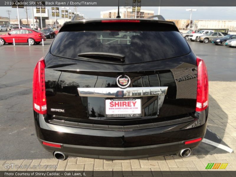 Black Raven / Ebony/Titanium 2010 Cadillac SRX V6