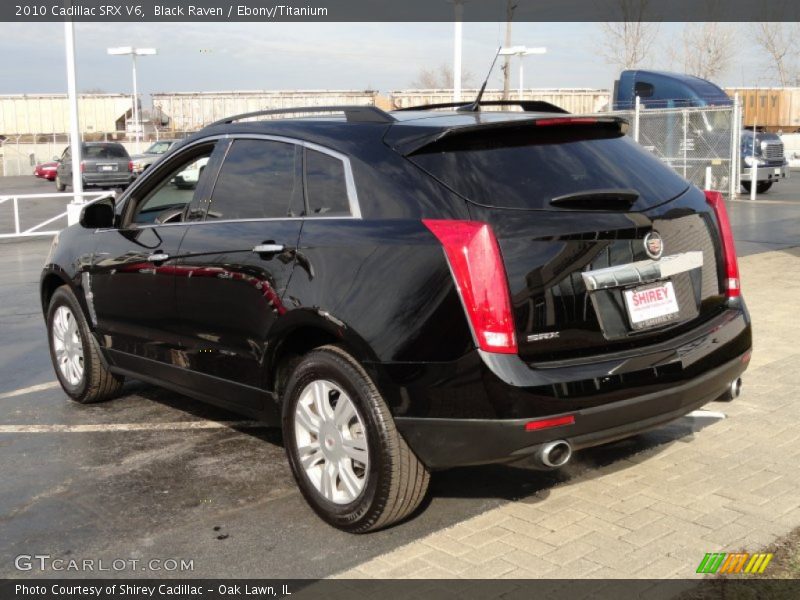 Black Raven / Ebony/Titanium 2010 Cadillac SRX V6