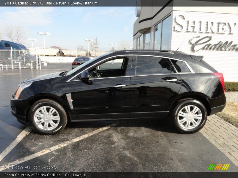 Black Raven / Ebony/Titanium 2010 Cadillac SRX V6