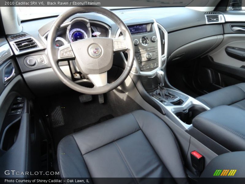 Black Raven / Ebony/Titanium 2010 Cadillac SRX V6