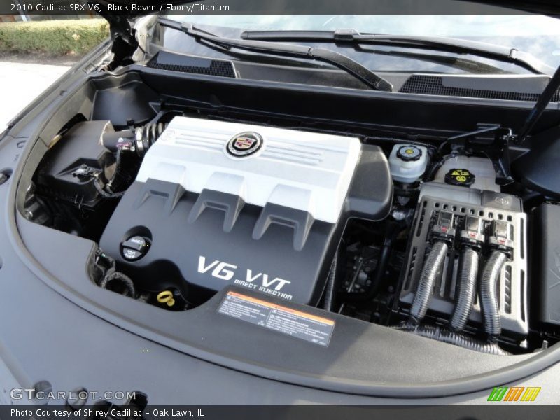 Black Raven / Ebony/Titanium 2010 Cadillac SRX V6
