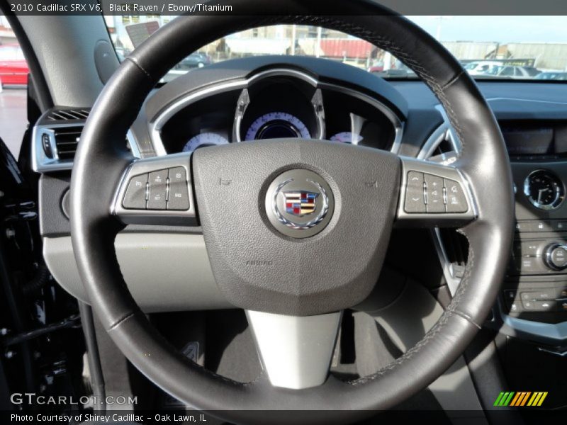 Black Raven / Ebony/Titanium 2010 Cadillac SRX V6