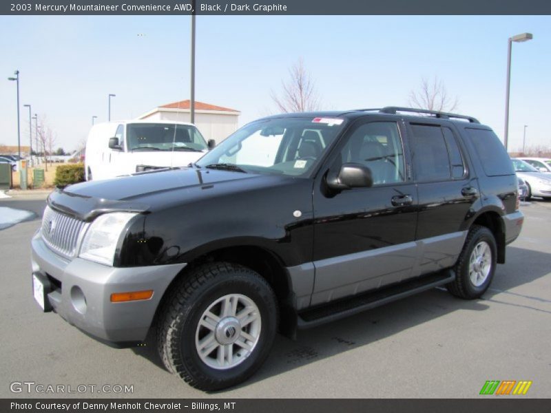 Black / Dark Graphite 2003 Mercury Mountaineer Convenience AWD