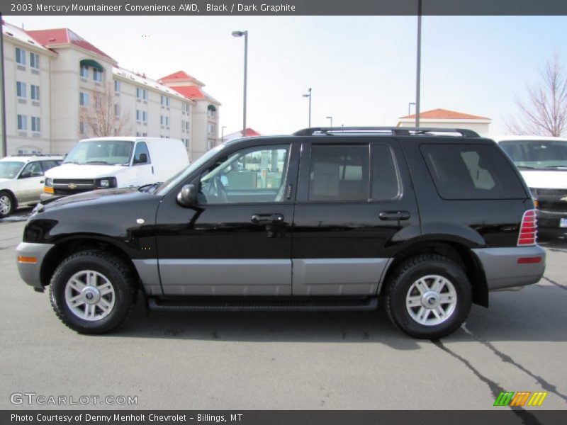 Black / Dark Graphite 2003 Mercury Mountaineer Convenience AWD
