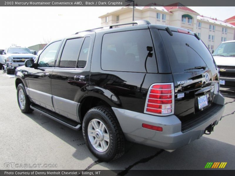 Black / Dark Graphite 2003 Mercury Mountaineer Convenience AWD
