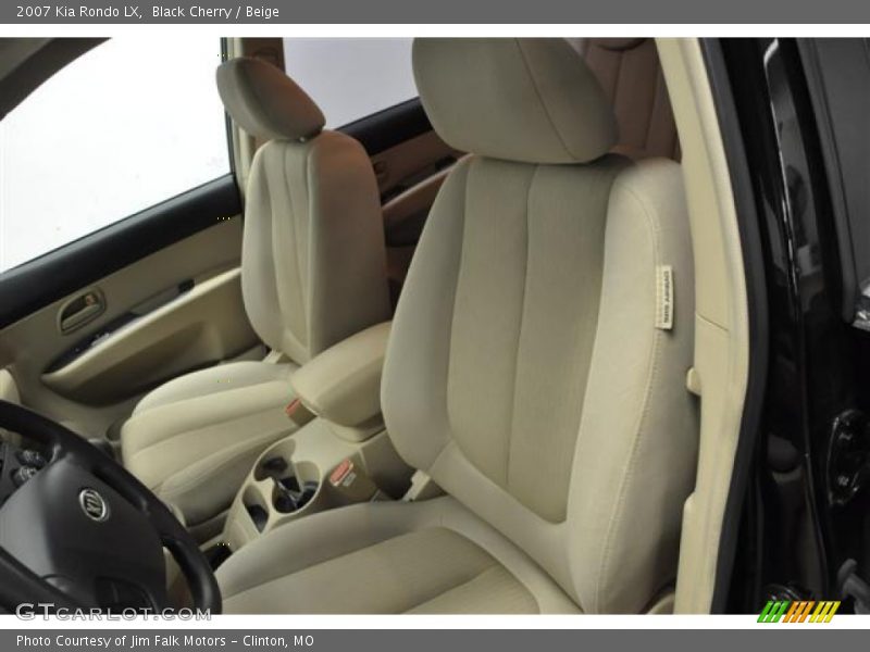 Black Cherry / Beige 2007 Kia Rondo LX