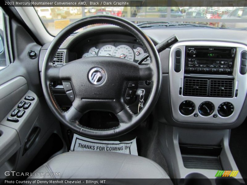 Black / Dark Graphite 2003 Mercury Mountaineer Convenience AWD