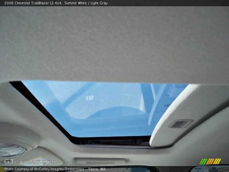 Summit White / Light Gray 2008 Chevrolet TrailBlazer LS 4x4