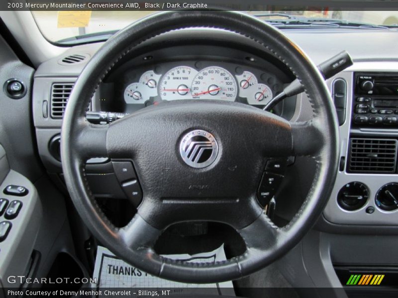 Black / Dark Graphite 2003 Mercury Mountaineer Convenience AWD