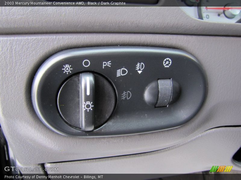 Black / Dark Graphite 2003 Mercury Mountaineer Convenience AWD