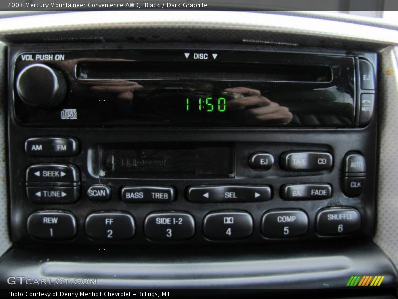 Black / Dark Graphite 2003 Mercury Mountaineer Convenience AWD