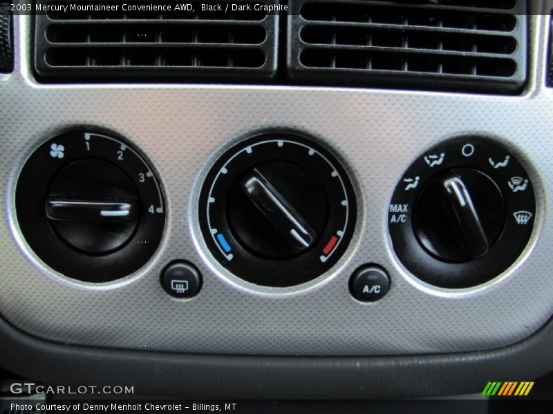 Black / Dark Graphite 2003 Mercury Mountaineer Convenience AWD