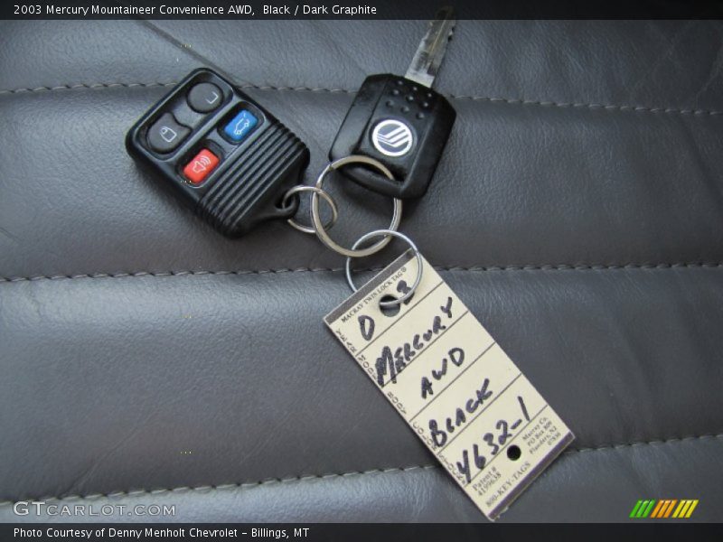 Black / Dark Graphite 2003 Mercury Mountaineer Convenience AWD