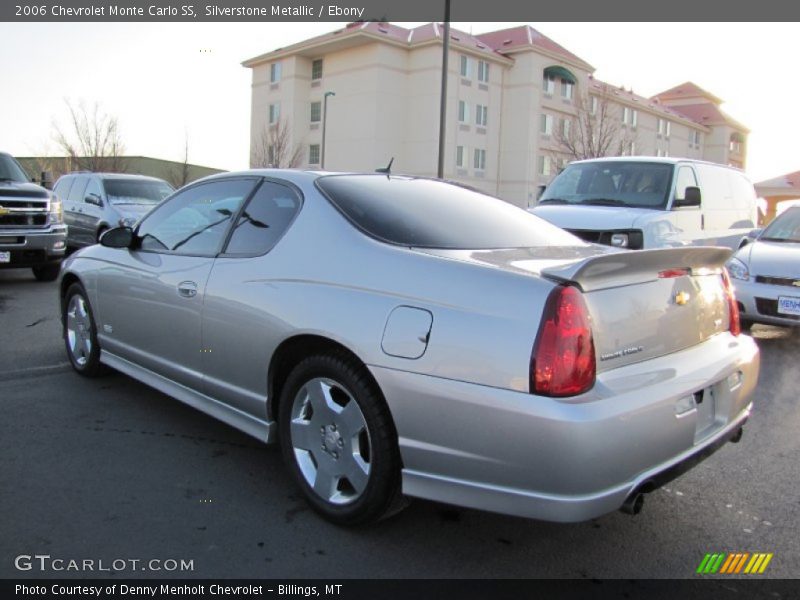 Silverstone Metallic / Ebony 2006 Chevrolet Monte Carlo SS