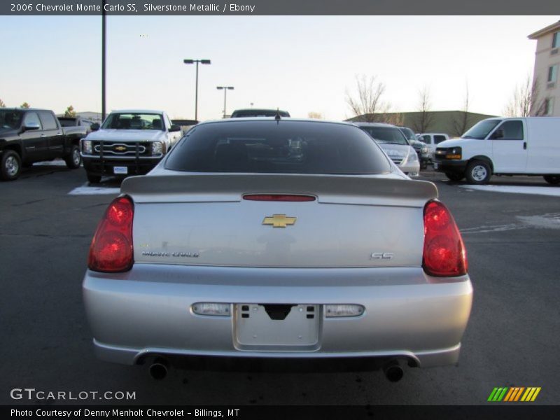 Silverstone Metallic / Ebony 2006 Chevrolet Monte Carlo SS
