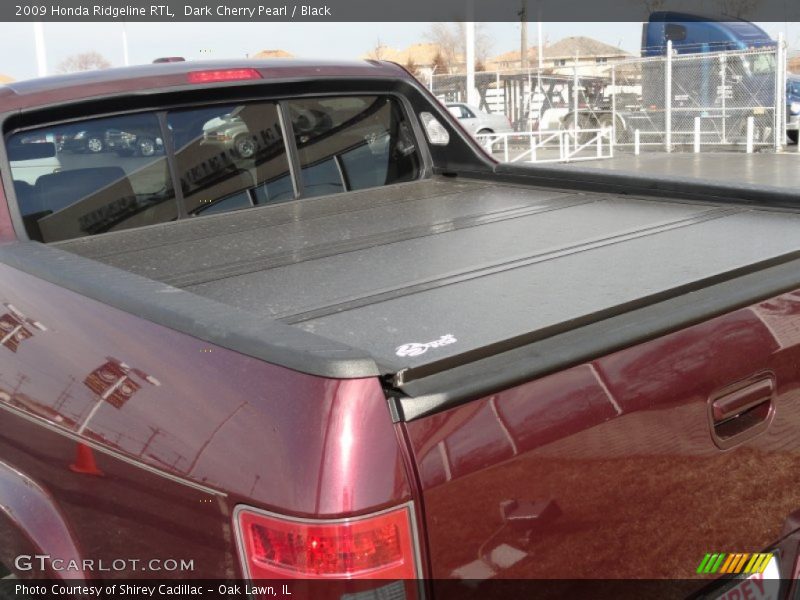 Dark Cherry Pearl / Black 2009 Honda Ridgeline RTL