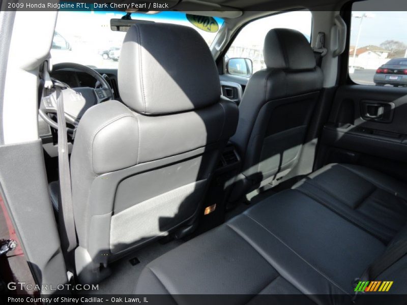 Dark Cherry Pearl / Black 2009 Honda Ridgeline RTL