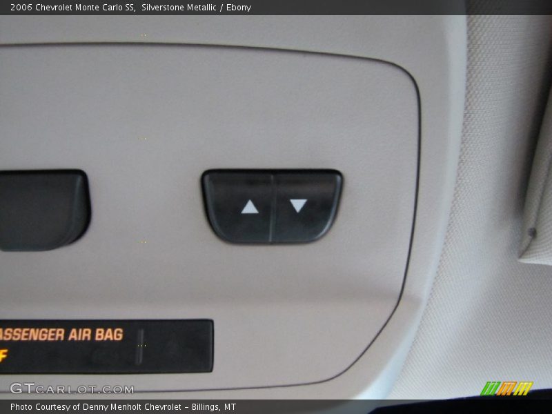 Silverstone Metallic / Ebony 2006 Chevrolet Monte Carlo SS