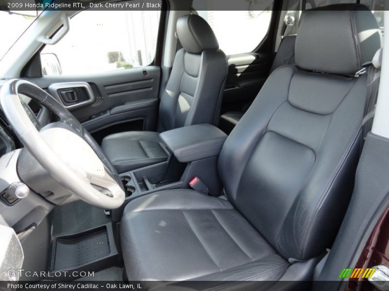Dark Cherry Pearl / Black 2009 Honda Ridgeline RTL