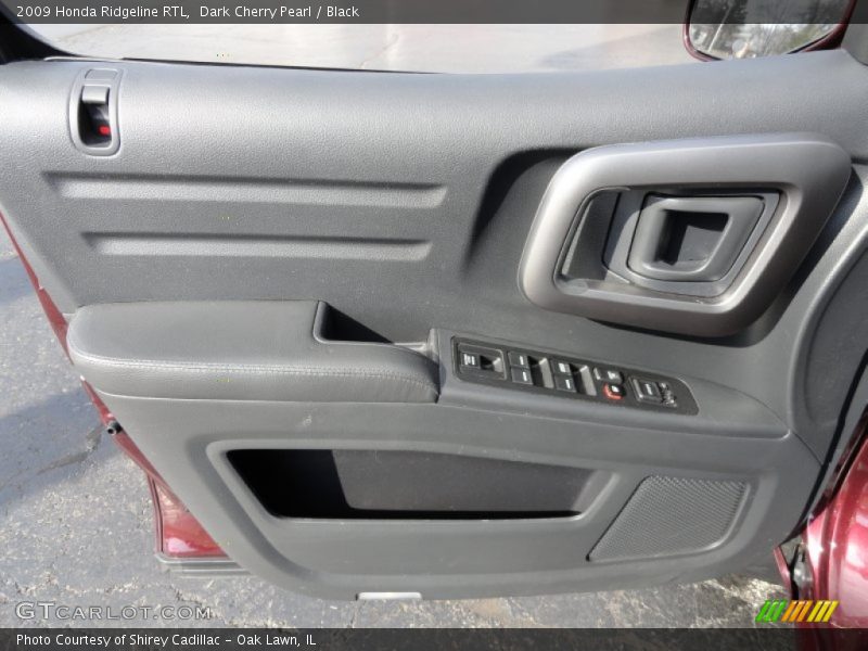 Dark Cherry Pearl / Black 2009 Honda Ridgeline RTL