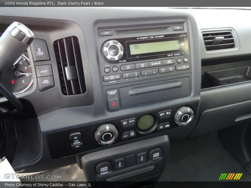 Dark Cherry Pearl / Black 2009 Honda Ridgeline RTL