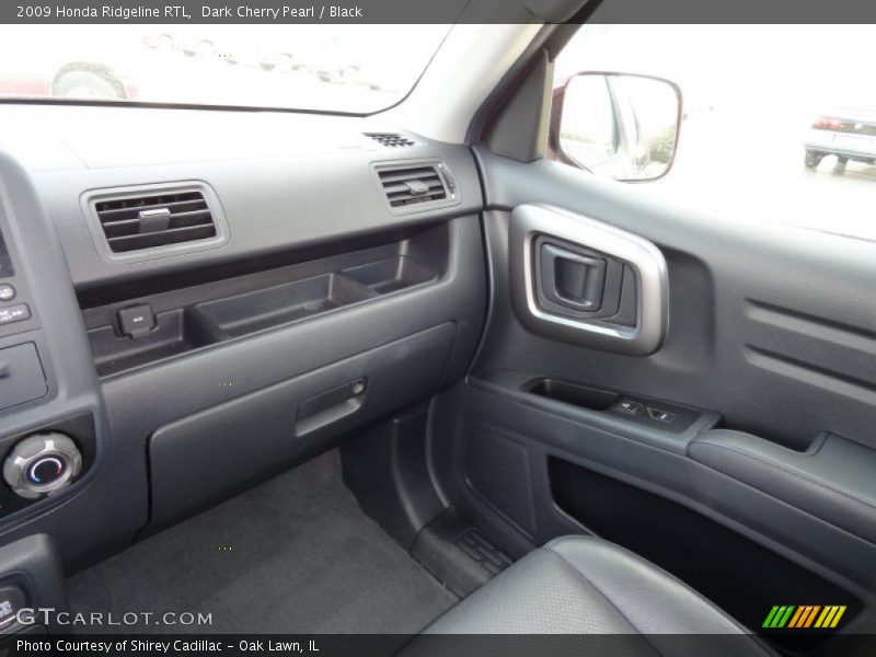 Dark Cherry Pearl / Black 2009 Honda Ridgeline RTL