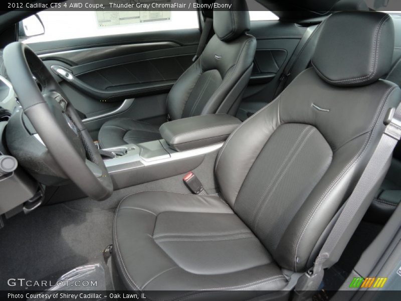 Front Seat of 2012 CTS 4 AWD Coupe