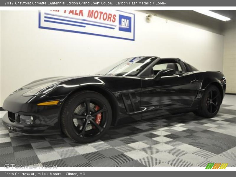 Carbon Flash Metallic / Ebony 2012 Chevrolet Corvette Centennial Edition Grand Sport Coupe