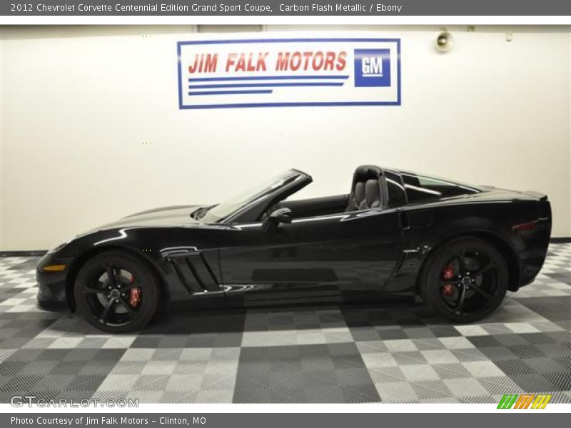 Carbon Flash Metallic / Ebony 2012 Chevrolet Corvette Centennial Edition Grand Sport Coupe