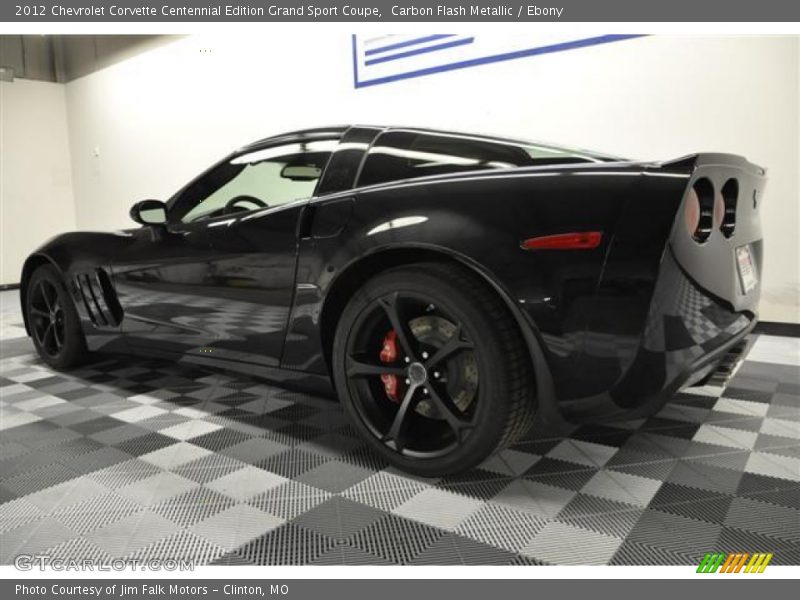 Carbon Flash Metallic / Ebony 2012 Chevrolet Corvette Centennial Edition Grand Sport Coupe