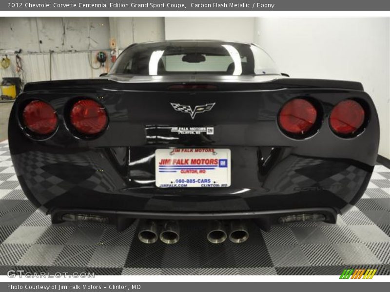 Carbon Flash Metallic / Ebony 2012 Chevrolet Corvette Centennial Edition Grand Sport Coupe