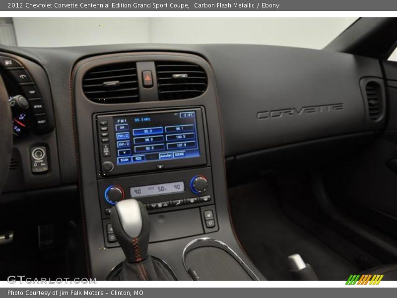 Carbon Flash Metallic / Ebony 2012 Chevrolet Corvette Centennial Edition Grand Sport Coupe