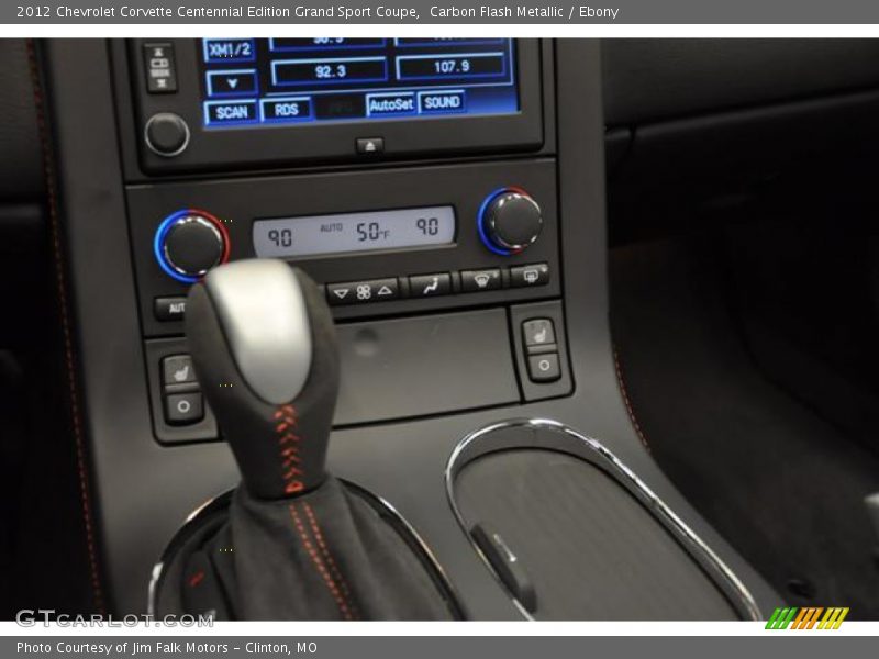 Carbon Flash Metallic / Ebony 2012 Chevrolet Corvette Centennial Edition Grand Sport Coupe