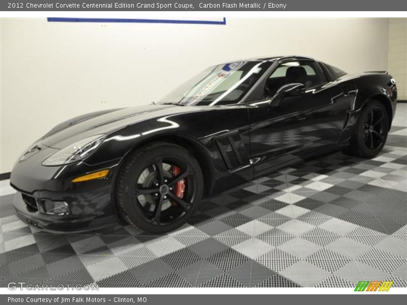 Carbon Flash Metallic / Ebony 2012 Chevrolet Corvette Centennial Edition Grand Sport Coupe