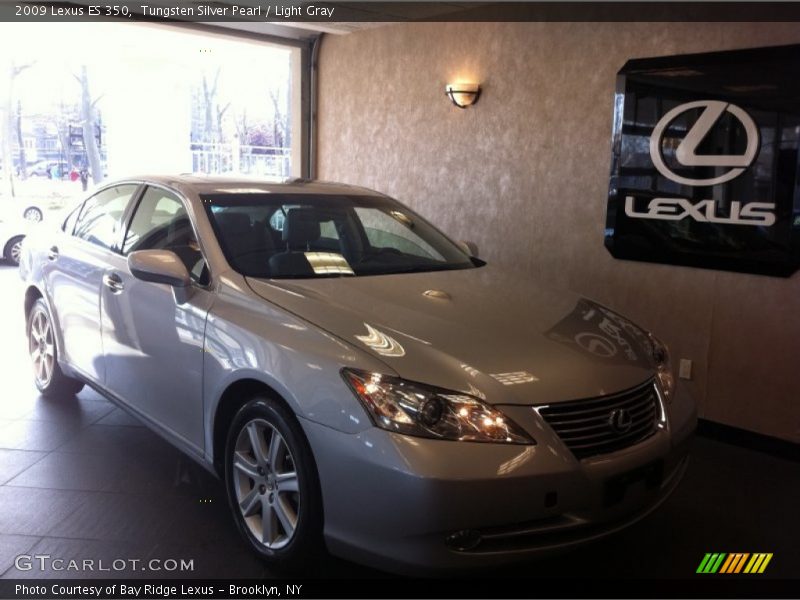 Tungsten Silver Pearl / Light Gray 2009 Lexus ES 350