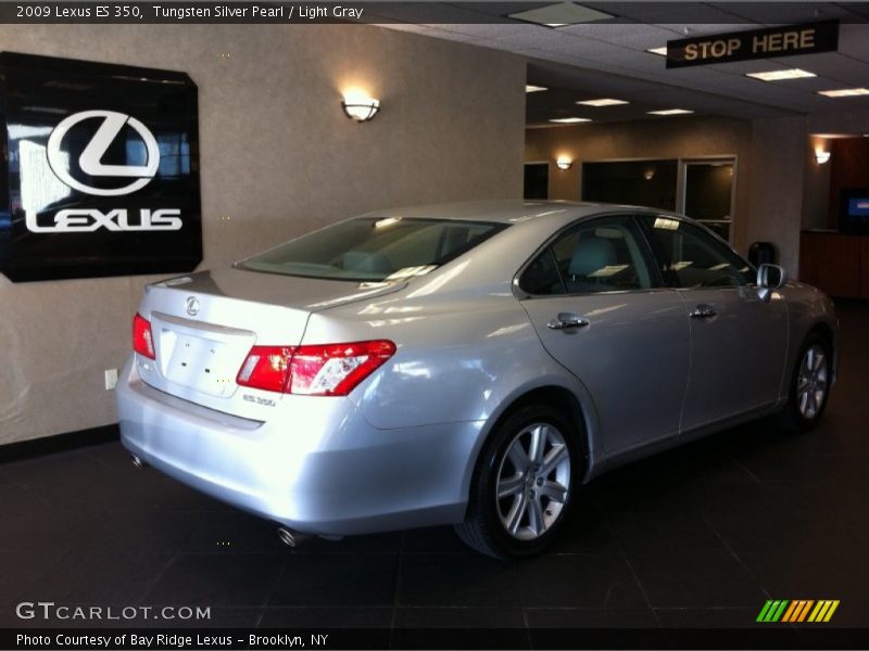 Tungsten Silver Pearl / Light Gray 2009 Lexus ES 350