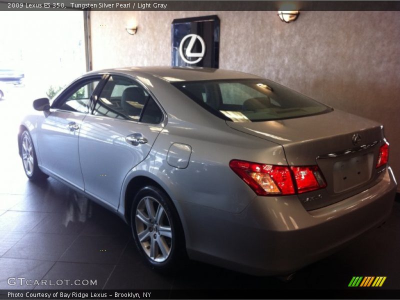 Tungsten Silver Pearl / Light Gray 2009 Lexus ES 350