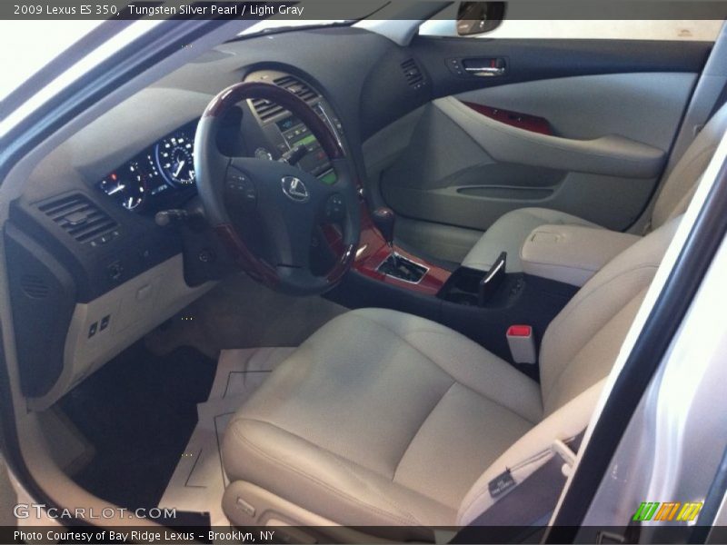 Tungsten Silver Pearl / Light Gray 2009 Lexus ES 350