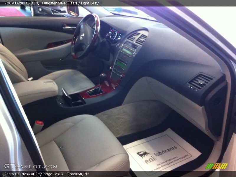 Tungsten Silver Pearl / Light Gray 2009 Lexus ES 350