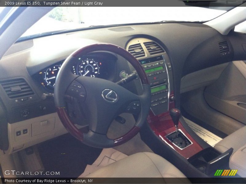 Tungsten Silver Pearl / Light Gray 2009 Lexus ES 350