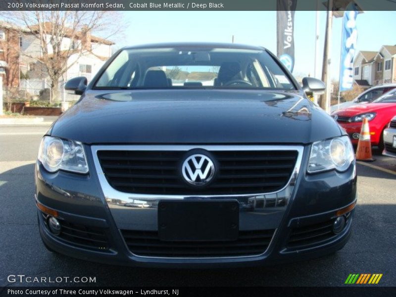 Cobalt Blue Metallic / Deep Black 2009 Volkswagen Passat Komfort Sedan