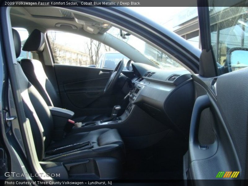 Cobalt Blue Metallic / Deep Black 2009 Volkswagen Passat Komfort Sedan
