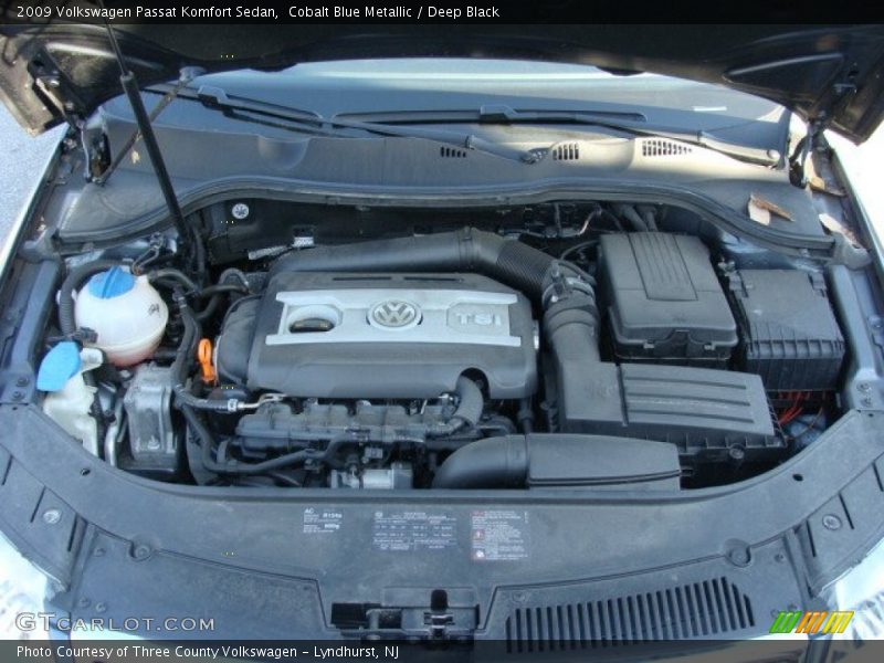 Cobalt Blue Metallic / Deep Black 2009 Volkswagen Passat Komfort Sedan