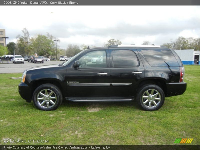 Onyx Black / Ebony 2008 GMC Yukon Denali AWD